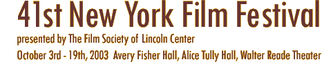 41st New York Film Festival